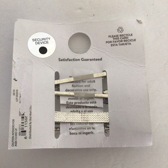 RHINESTONE HAIR CLIPS NWT SET of  THREE NWT - Picture 2 of 6